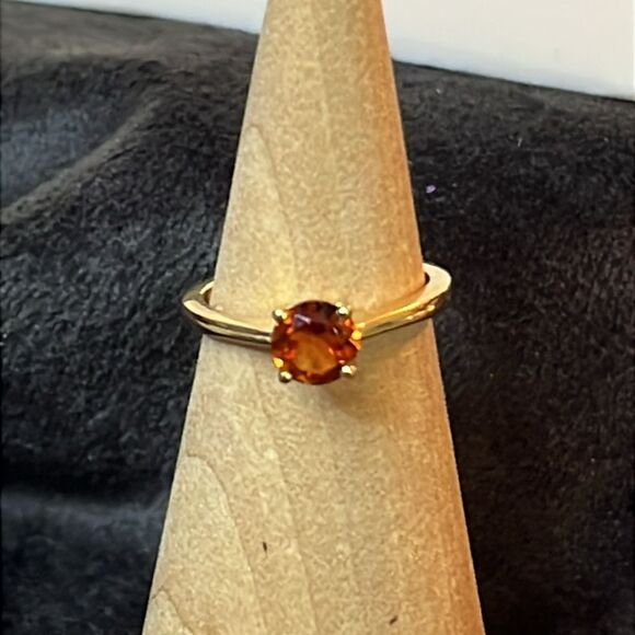 Premium Santa Ana Madeira Citrine Jewelry Set 18kyg/ Sterling Silver - Picture 2 of 11